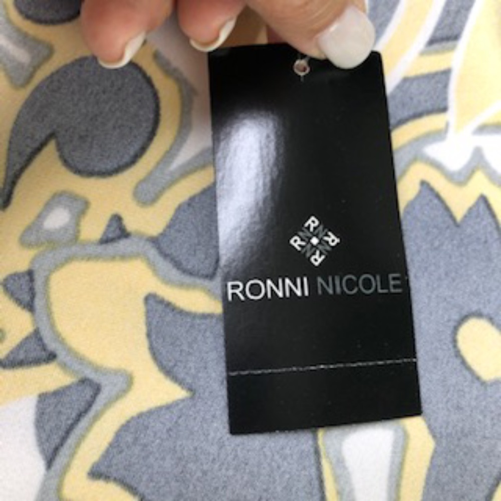 Ronni Nicole A-Line Sleeveless Dress Back Zipper Size 14 - Picture 5 of 13